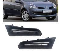 Grille de pare-chocs avant de voiture pour Renault Clio MK3 2005 - 2009, Grille de ventilation ouverte, couvercle de phare d'admission 7701208684 Left and Right