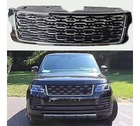 Grille de Pare-Chocs Avant de Voiture pour Rover Range Rover L405 2018 2019 2020 2021 Calandres Avant Radiateur Couverture Capot Avant en Maille Nid d'abeille