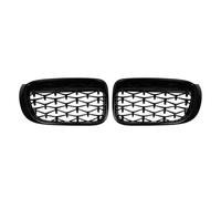Grille De Pare-chocs Avant Diamond Car Racing Grills Grilles De Rein Grill Pour BMW Pour X3 Pour X4 F25 F26 2014 2015 2016 2017 Grille Voiture Calandre(Le noir)