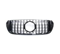 Grille de pare-chocs avant en ABS noir style GT, compatible avec Mercedes Benz Classe X W470 2016 pouces(Black)
