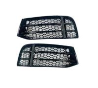 Grille de pare-chocs avant Lyr compatible avec nid d'abeille 8T0807681F, noir brillant, for phare antibrouillard Audi A5 S5 RS5 B8.5 2008 2009 2010-201(Right)