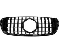 Grille de pare-chocs avant Mercedes-Benz, noir brillant, style GT R, noir brillant