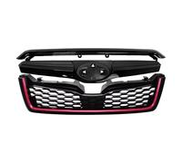 Grille de pare-chocs avant Pour Subaru Pour Forester 2013 2014 2015 2016 2017 2018 Voiture Avant Pare-Chocs Masque Radiateur Course Grille(ROUGE)