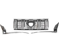Grille De Pare-Chocs Avant Supérieur Pour Toyota Land Cruiser Prado 150 2017-2020 Grille De Calandre Supérieure Avant Noire