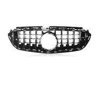 Grille De Pare Chocs Front Grille Racing Grills For Benz For W213 2016-2020 E63 AMG Only GT Styel Car Upper Bumper Intake Cover Hood Mesh Grid grille d'admission d'air(Noir)