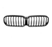 Grille De Pare-Chocs Grille Rein Avant Pour BMW X5 G05 2019-2022 Noir Brillant Style Ligne Barre Unique Capot Supérieur Pare-chocs Voiture Grille Course Grilles Calandre Avant De Voiture