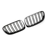 Grille de phare antibrouillard de voiture Calandre pour avant de voiture pour calandre pour noire brillante à double lamelles pour BMW