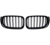 Grille de phare antibrouillard de voiture Pour les calandres pour avant de voiture pour BMW Grilles course pour à double lamelles noires brillantes