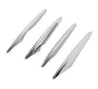 Grille de Phare antibrouillard Garniture chromée 4 pièces Ensemble Couvercle de Ventilation de Pare-Chocs Avant ABS Haute Brillance becquet à Rabat pour Mercedes GLC Classe X253