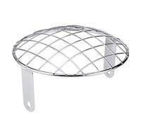 Grille de phare de moto, entretien protecteur de maille de phare de moto pour l'autocycle(Chrome)
