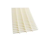 Grille de Piscine en ABS - Couvercle de Filtre de Drain de Douche à Trois Trous, Convient aux Cuisines, piscines et salles de Bains publiques, 25x100cm, Ensemble de 4 pièces, Facile à Instal