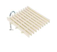 Grille de piscine en plastique Grille de piscine ABS Couverture de grille extérieure Grille de drainage Couvercle d'épissure Évier Activité Trop-plein Protection Couverture de piscine composite beige