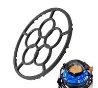 Grille de poêle en fonte : anneau de brûleur robuste, grille de cuisson résistante à la chaleur, support antidérapant stable, stabilisateur de | Idéal pour les ustensiles de cuisine, Ho