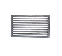 Grille de poêle en fonte de qualité supérieure - 16 x 28 cm