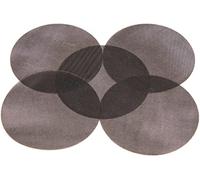 Grille de ponçage pour le ponçage du parquet, bois tendre, ponçage intermédiaire de vernis Ø 30 cm - Filet de ponçage pour ponceuse par exemple Floorboy xl 300 - Ponçage du bois (5 x grain 150)
