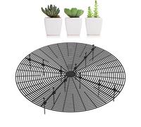 Grille de Pot de Fleurs - 30 cm - Couvercle découpable pour Pot de Fleurs - Bouchon de sécurité pour | Matériau de qualité pour intérieur et extérieur - Protection du Sol pour Usage Domestique