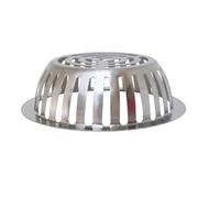 Grille de pour sol pour en Acier Inoxydable pour Balcon - pour couverture de Drainage Rond Anti-Bouchon pour Toit et Tuyau de Pluie Extérieur(178mm)