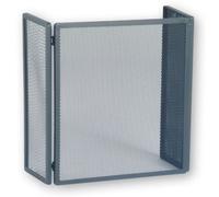 Grille de protection anti-étincelles en acier noir 450 x 220 x 500 mm (l x p x h)