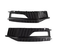 Grille de protection antibrouillard Compatible pour Audi A4 S4 B8.5 S-Line 2012-2015, calandre inférieure de pare-chocs avant RS4 style nid d'abeille 8K0807681L(Nero)