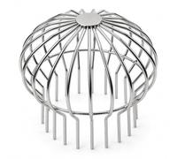 Grille De Protection Contre Les Feuilles En Acier Inoxydable 304, Crépine En Forme De Dôme Pour Toit, Gouttière Et Descente De Gouttière, Filtre À Débris Extérieur Avec Pieds Flexibles 6in