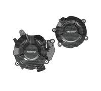 Grille de Protection Couvercle De Stator De Carter De Moteur De Pièces De Moto en Fibre De Verre De Nylon pour Husqvarna Norden 901 2023 - 2024 Radiateur Moto(Carbon Fiber)