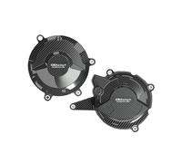 Grille de Protection Couvercle Protection De Moteur De Moto Imprimé en Fibre De Verre, Couvercle De Stator pour Ducati 959 Panigale V2 2021 - 2023 Radiateur Moto(Carbon Fiber)