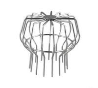 Grille de protection de gouttière en acier inoxydable conçue pour une filtration efficace des tuyaux de drainage et un blocage des débris, convient pour différentes tailles (110#)