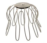 Grille de protection de gouttière en acier inoxydable pour tuyau de pluie, toit, sol, drainage, balcon, empêche le blocage d'eau causé par les débris (50-70 mm)