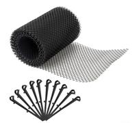 Grille de protection de gouttière fabriquée à partir d'un mélange PP PE résistant aux intempéries pour des saisons fonctionnelles constantes (B)
