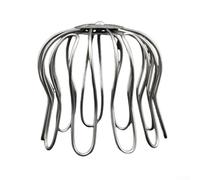 Grille de protection de gouttière galvanisée pour bouchon de tuyau de pluie, drain de toit et couvercle de drainage de balcon - 60-120 mm réglable en maille pour drainage de sol, si (110-120 mm)