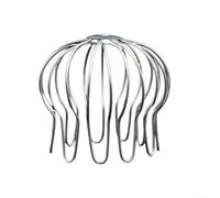 Grille de protection de gouttière galvanisée pour bouchon de tuyau de pluie, drain de toit et couvercle de drainage de balcon - 60-120 mm réglable en maille pour drainage de sol, si (90-100 mm)