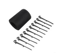 Grille de protection de gouttière pour filtrer les feuilles et les brindilles tout en permettant un flux d'eau illimité à travers les systèmes de drainage (15 cm x 6 m)