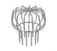 Grille de protection en acier inoxydable pour gouttières et canaux de drainage (pour tuyaux de 65 à 75 mm)