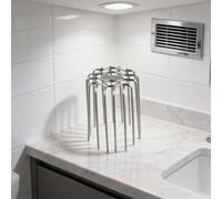 Grille de protection en acier inoxydable pour tuyaux de vidange de balcon extérieur, empêche les débris de boucher et assure un flux de drainage fluide dans les systèmes en PVC (pour tuyau de 180 mm)