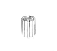 Grille de protection en maille d'acier inoxydable pour balcon avec design creux pour un drainage à grande cylindrée (pour tuyau de 75 mm)