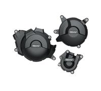 Grille de Protection Ensemble De Couvercle De Carter De Stator De Moteur, Accessoires De Moto en Nylon pour Voge Ds900x 2023 - 2024 Radiateur Moto(Black)