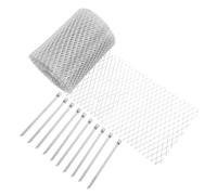 Grille de Protection Gouttière en Alliage D'aluminium Maille Renforcée | Installation à Clipser Facile, Protège Feuilles et Débris, Rénovation Maison et Toit