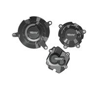 Grille de Protection Kit De Protection De Carter De Moteur De Moto en Nylon, Couvercle De Stator pour Kawasaki Zx-10r 2011 - 2022 2023 Radiateur Moto(Carbon Fiber)