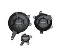 Grille de Protection Kit De Protection De Moteur De Moto en Nylon, Pièces De Couverture De Stator pour Kawasaki Er6n Er6f 2006 - 2015 2016 Radiateur Moto(Black)