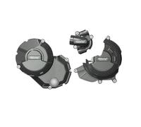 Grille de Protection Kit De Protection De Moteur De Moto en Nylon, Pièces De Couverture De Stator pour Ducati Supersport 950 2021 - 2023 Radiateur Moto(B)