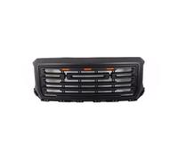 Grille de protection noire mate Compatible Pour GMC Sierra 1500 2014 2015, masque de pare-chocs avant, calandre centrale, lampe LED, grilles de course