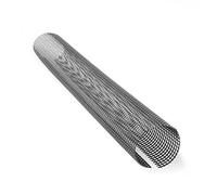 Grille de protection noire pour gouttière - 1 m de long - Pour gouttière de 100 mm - 125 mm