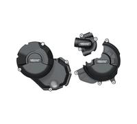 Grille de Protection Pièces De Moto en Nylon, Stator De Moteur, Couvercle De Carter, pour Ducati Supersport 950 2021 - 2023 Radiateur Moto(Black)