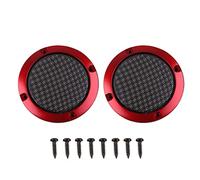Grille de protection pour caisson de basses de voiture 7,6 cm pour haut-parleur de protection en maille accessoire avec protection noire