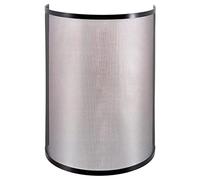 Grille de Protection pour cheminée, Grille Pare-feu en Fer forgé Coloris Noir - Hauteur 80 x Longueur 58 cm