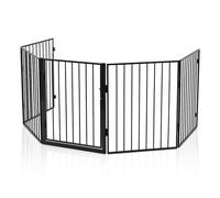 Grille de protection pour cheminée / poêle 300 cm Noir