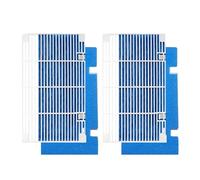 Grille de protection pour climatiseur de véhicule récréatif compatible avec Dometic 3104928.019 avec ensemble de tampons de filtre à air intérieur (2 grilles conduites pour camping-car A/C et 2