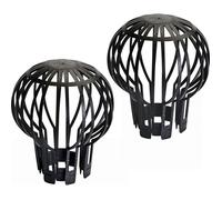 Grille De Protection Pour Descente D Eau - Compatible Avec Tubes Ronds Et Rectangulaires - Ajustable En Diametre - Pour Empêcher F