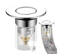 Grille De Protection pour Drain D'Évier | Bouchon Anti-Engorgement et Attrape-Cheveux,Bouchon D'Arrêt Anti-Engorgement D'Évier De Cuisine - pour Evier Lavabo Cuisine Salle De Bain