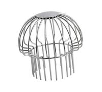 ＡＷＨＡＯ Grille de Protection pour Gouttière, Protection de Gouttière en Acier Inoxydable, Filtre de Descente, Maille Serrée Anti-Débris, Couvercle de Drainage pour Toit et Balcon, 145mm à 160mm